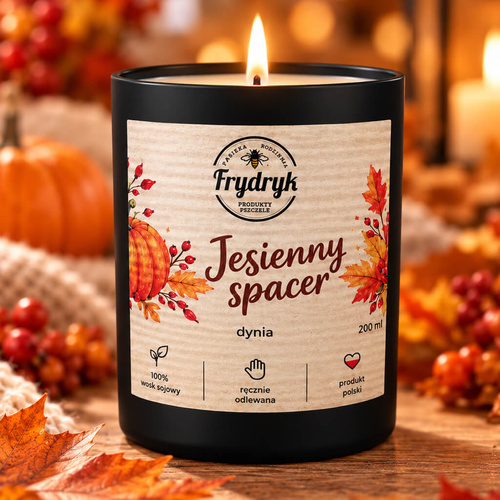 Świeca zapachowa - Jesienny spacer - 200 ml