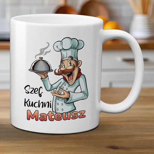 Kubek z imieniem dla Szefa Kuchni