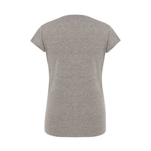 Damska bawełniana koszulka z Twoim nadrukiem - szara