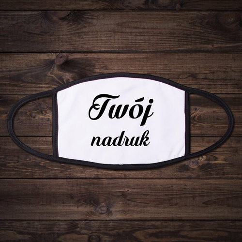 Duża maseczka ochronna na twarz z Twoim nadrukiem