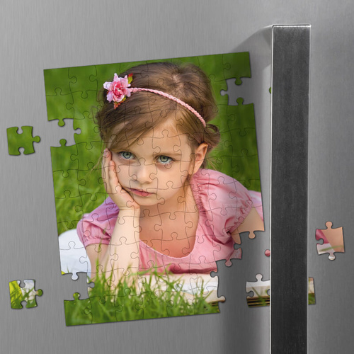 Małe puzzle magnetyczne z Twoim zdjęciem - Fotopuzzle 18 x 13 cm